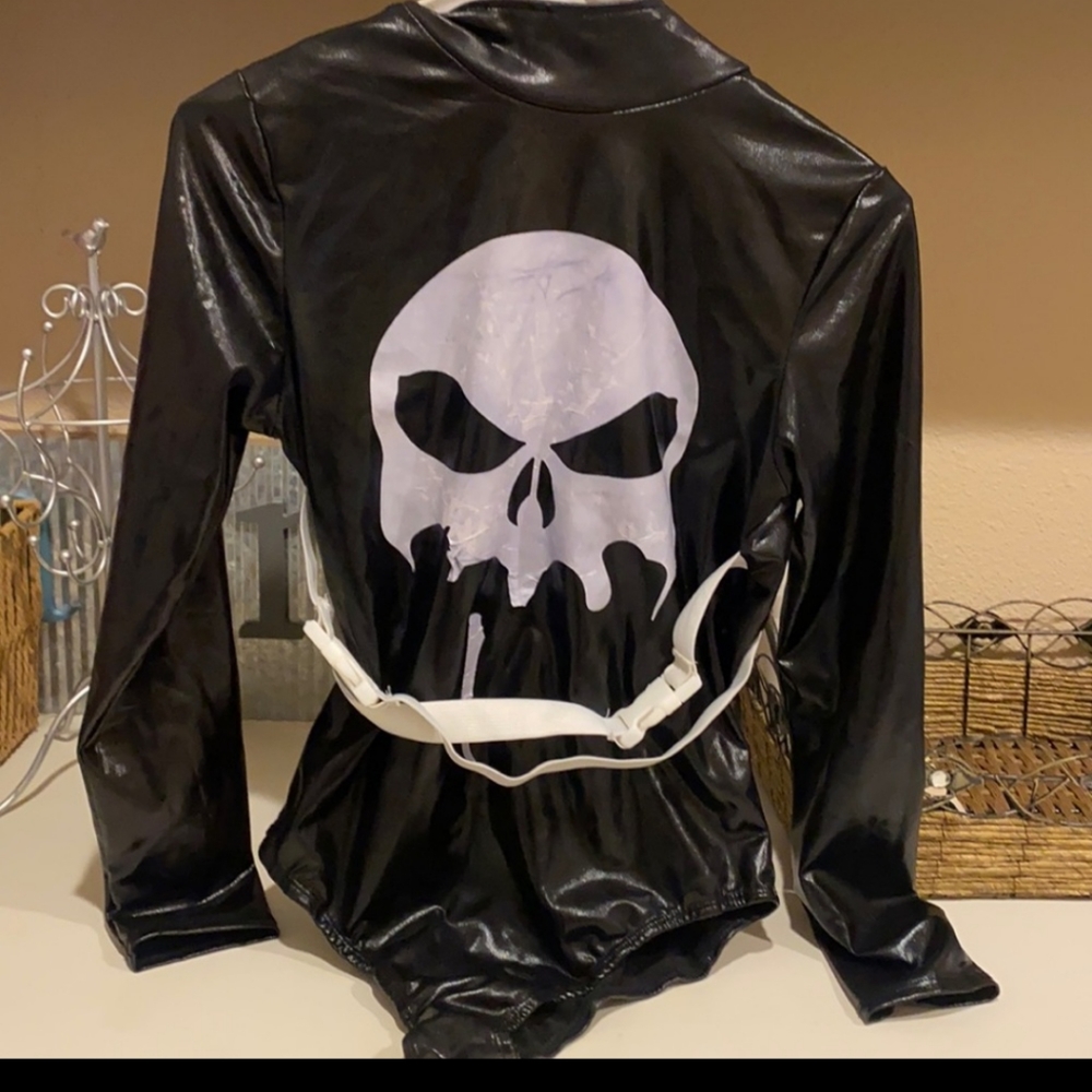 Yandy The Punishing One HALLOWEEN SHINY SATIN LEAT